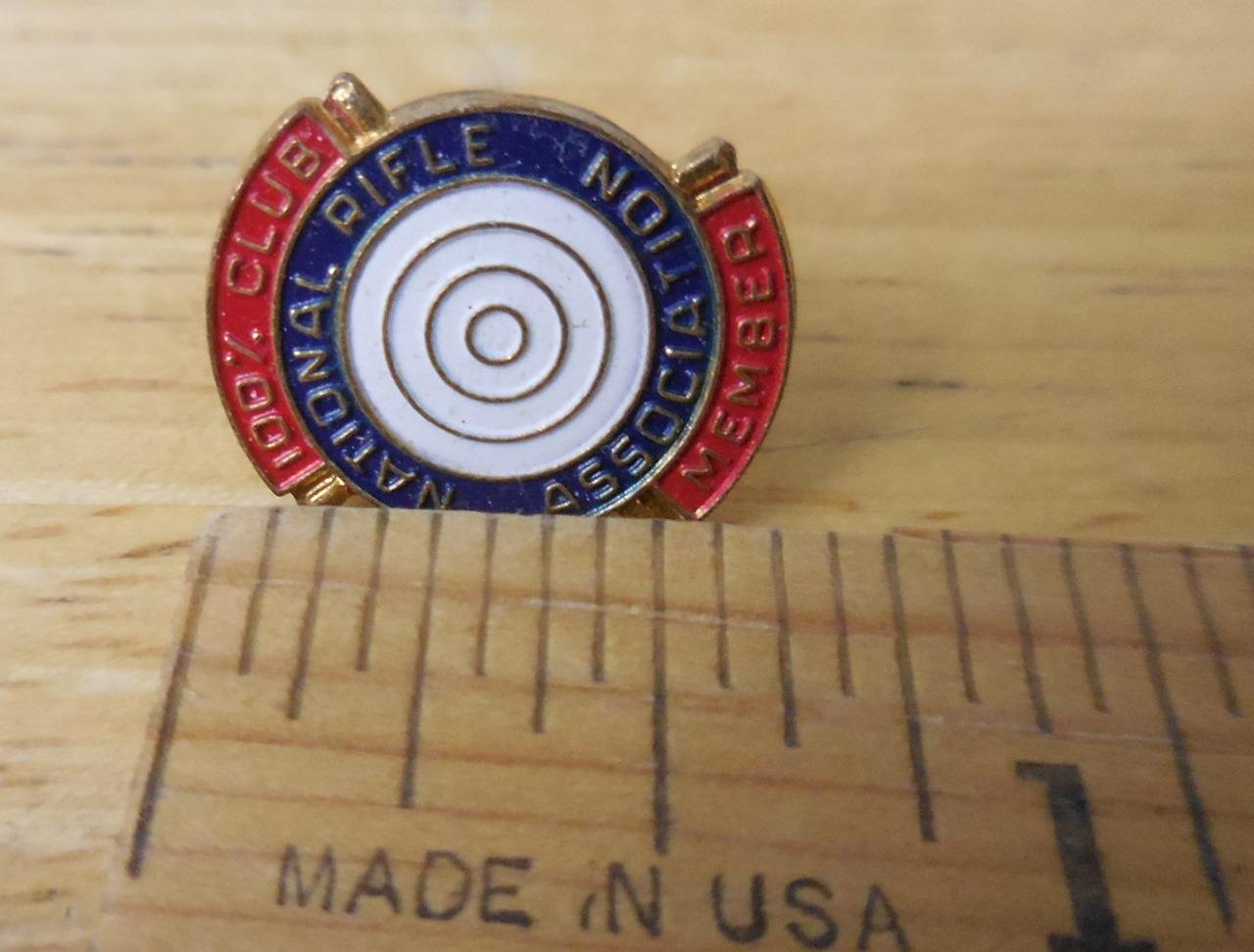 NRA 100 Club Member Tie/Hat/Lapel Pin National Rifle Association Other