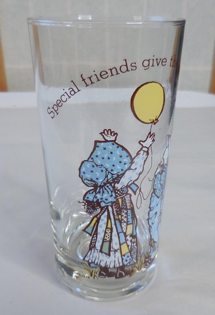 A Set of Four Holly Hobbie Drinking Glasses From 1970’s