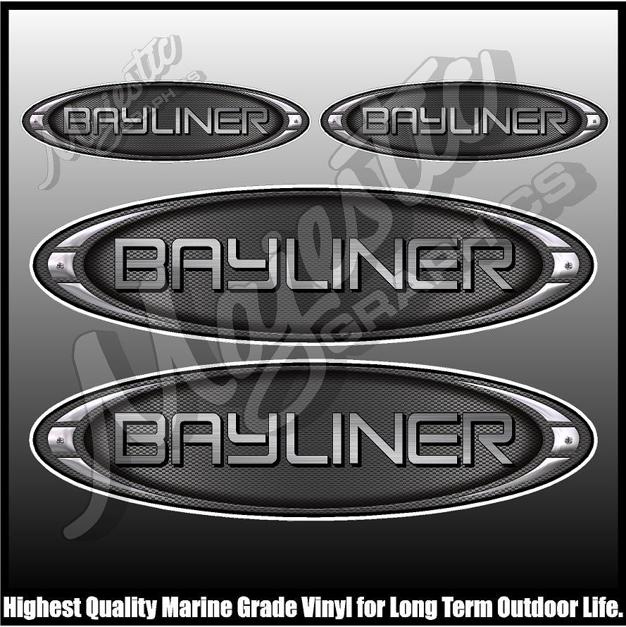 BAYLINER Set of 4 DECALS BOAT DECALS eBay