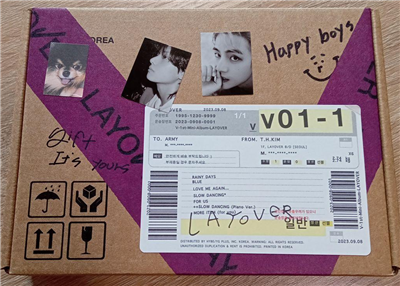 V solo Album ◆ 'Layover'全3形態 JFC・ユニバ特典付 V (BTS) 1st Solo Album 