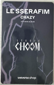 LE SSERAFIM ルセラフィム　トレカ　album crazy 未開封　4 Amazon.co.jp: 【公式トレカ付き】Compact ver. LE SSERAFIM