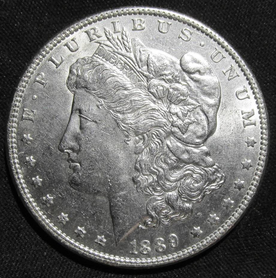1889 p morgan silver doallr phildelpia very nic