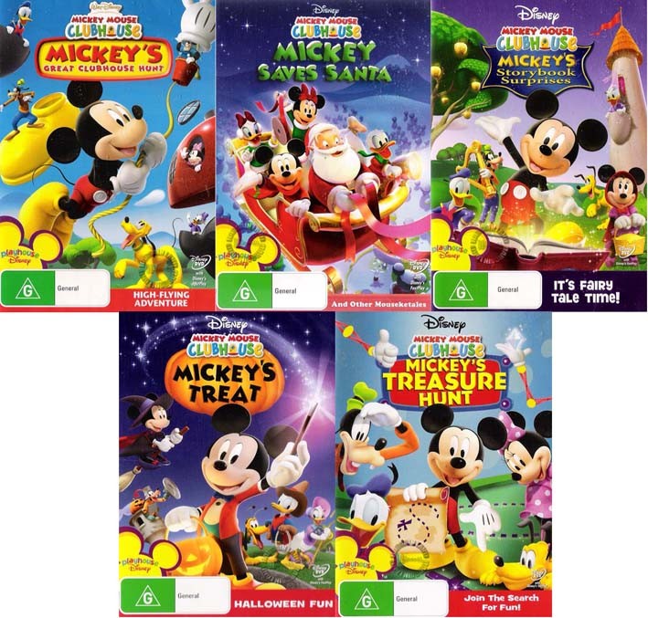 5X DVD Mickey Mouse Clubhouse Playhouse = NEW+SEALED R4 | eBay