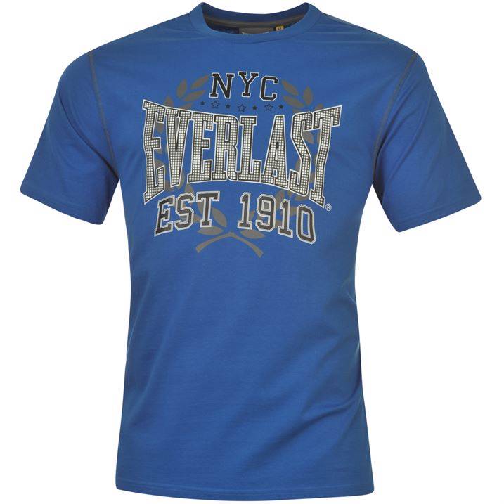 Everlast Mesh T Shirt Mens Cotton Gym Boxing Training Top All sizes S ...