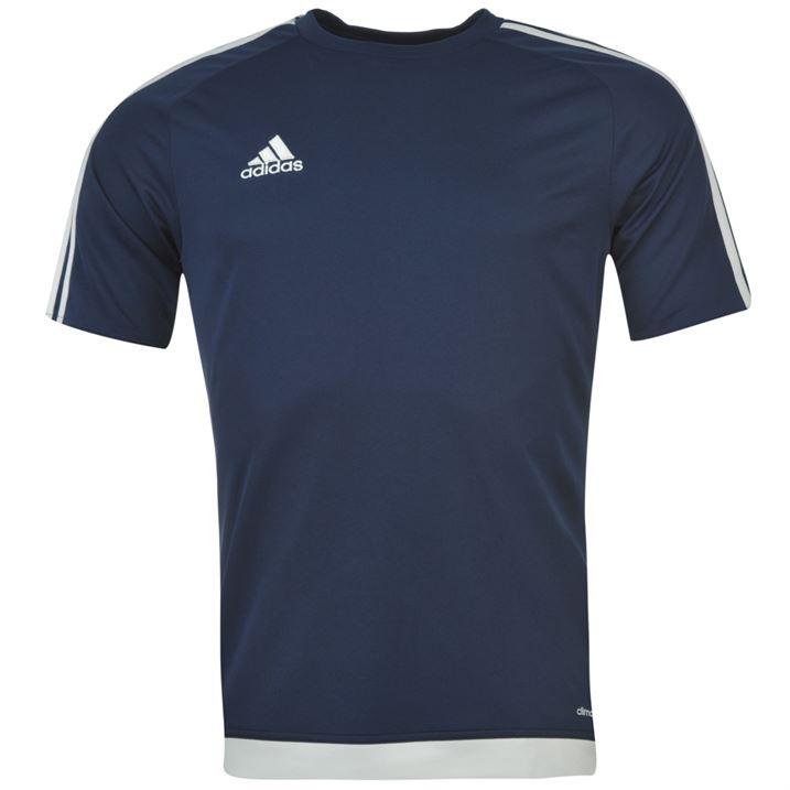 adidas 3 Stripe Estro T Shirt Mens Adidas Climalite Training Top All ...