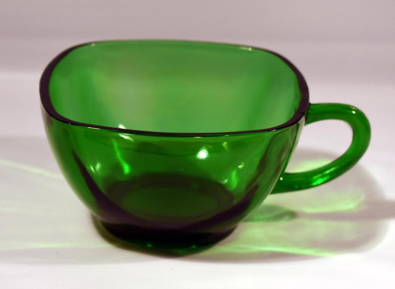 Vintage Anchor Hocking Charm Forest Green Dinnerware Pieces - Multiples Avail.