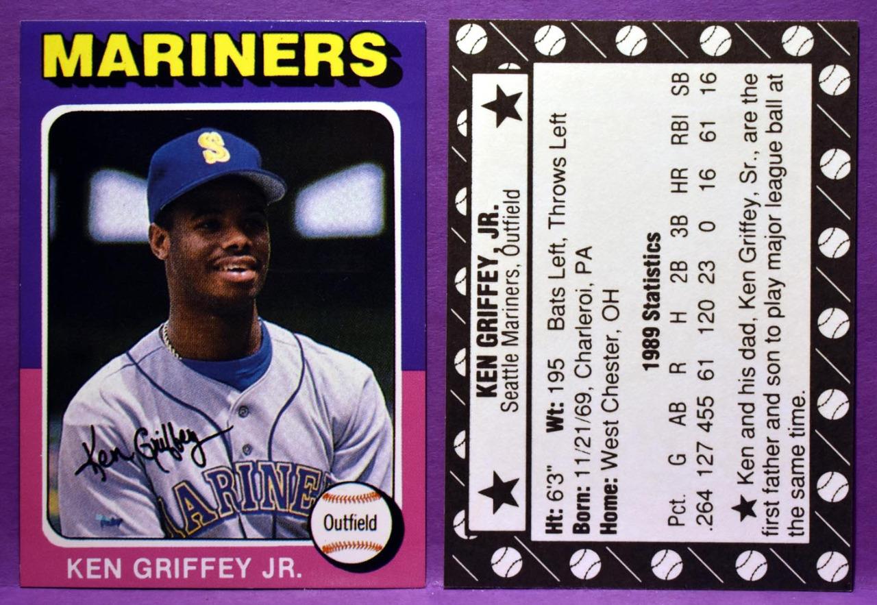 Ken Griffey Jr Seattle Mariners Vintage Promo Cards Choose Your Design-image