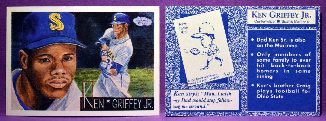 Ken Griffey Jr Seattle Mariners Vintage Promo Cards Choose Your Design-image