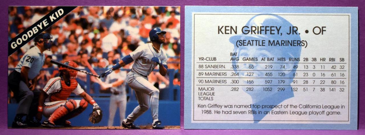 Ken Griffey Jr Seattle Mariners Vintage Promo Cards Choose Your Design-image