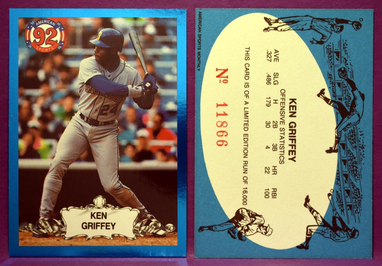 Ken Griffey Jr Seattle Mariners Vintage Promo Cards Choose Your Design-image