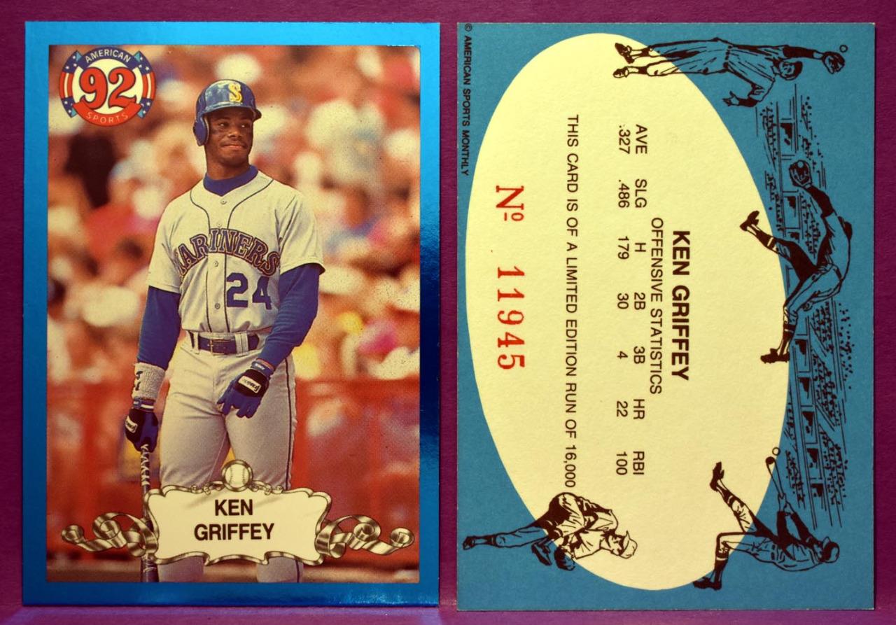 Ken Griffey Jr Seattle Mariners Vintage Promo Cards Choose Your Design-image