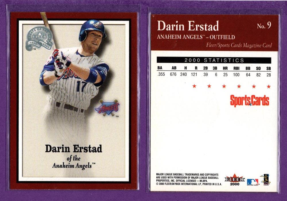 Sports Cards Magazine 2000 Fleer Greats of the Game Baseball Inserts - U Pick - Picture 12 of 38