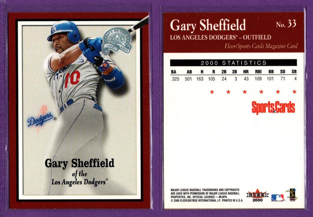 Sports Cards Magazine 2000 Fleer Greats of the Game Baseball Inserts - U Pick - Picture 35 of 38