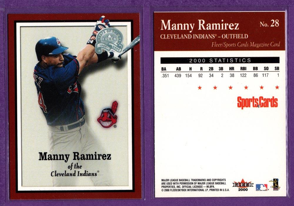 Sports Cards Magazine 2000 Fleer Greats of the Game Baseball Inserts - U Pick - Picture 31 of 38