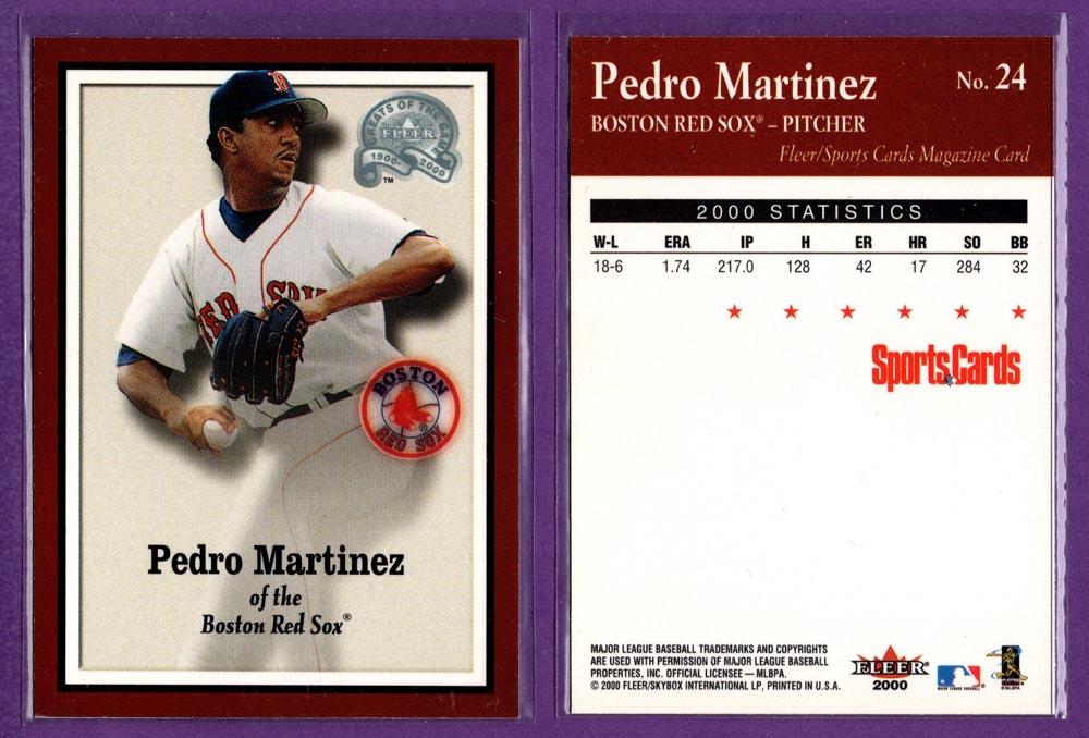 Sports Cards Magazine 2000 Fleer Greats of the Game Baseball Inserts - U Pick - Picture 27 of 38