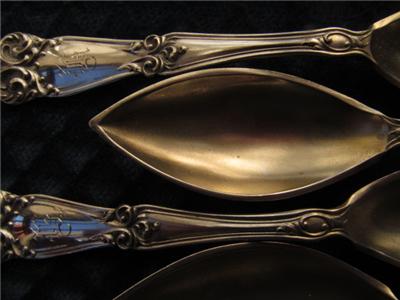 /"BMS-1 Scroll Top/" Sterling Citrus Spoon Baker-Manchester