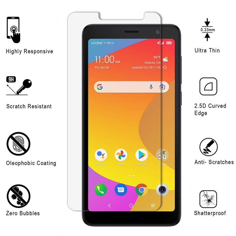For TCL ION X / TCL ION Z 2023 NEW HD-Clear 9H Tempered Glass Screen Protector - Picture 7 of 7