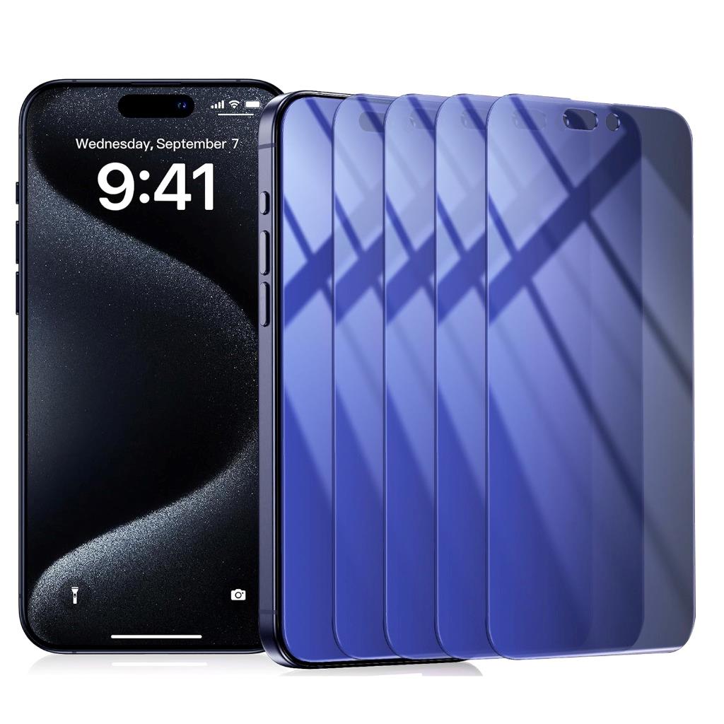 Für iPhone SE/7/8/X/XR/X MAX/11/12/13/14/15 Plus/Pro Max HD Anti-Blue Film Set - Bild 9 von 9