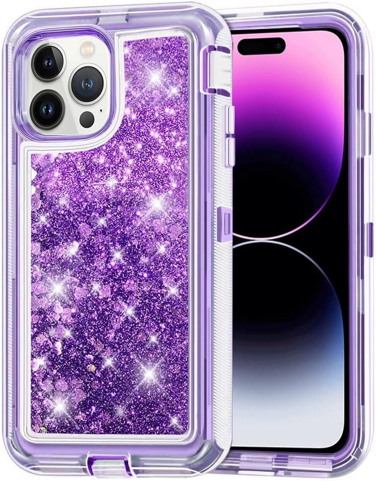 Custodia per iPhone 16 Pro Max/16/16 Plus Quicksand Glitter adatta a clip Otterbox - Foto 13 di 14