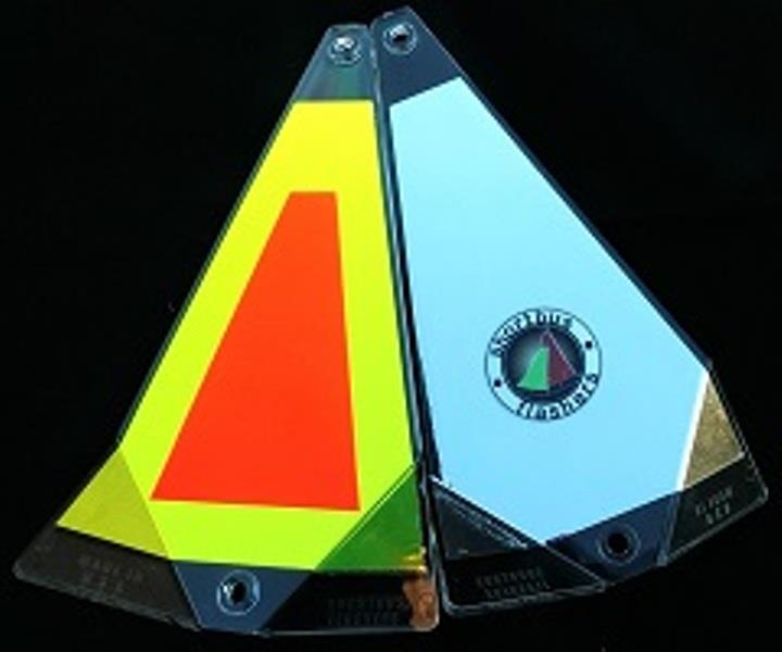 Shortbus 8 Zoll Dreiecksblitzgeräte Trolling Lachs Steelhead Kokanee Angeln - Bild 25 von 32