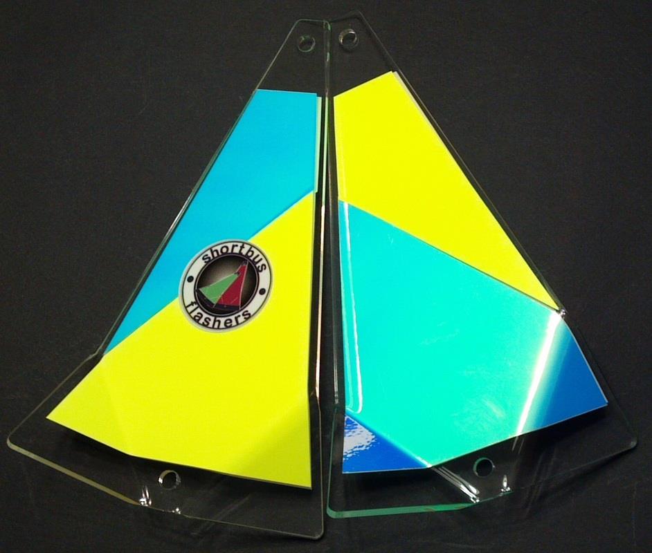 Shortbus 8 Zoll Dreiecksblitzgeräte Trolling Lachs Steelhead Kokanee Angeln - Bild 8 von 32