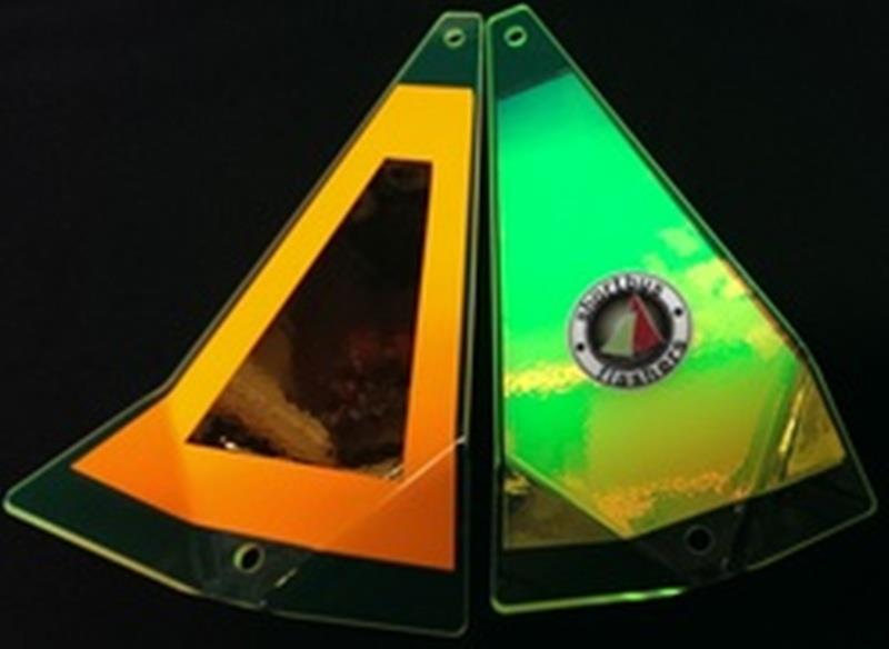 Shortbus 8 Zoll Dreiecksblitzgeräte Trolling Lachs Steelhead Kokanee Angeln - Bild 28 von 32