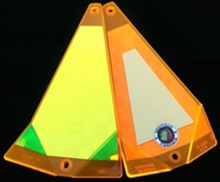 Shortbus 8 Zoll Dreiecksblitzgeräte Trolling Lachs Steelhead Kokanee Angeln - Bild 31 von 32