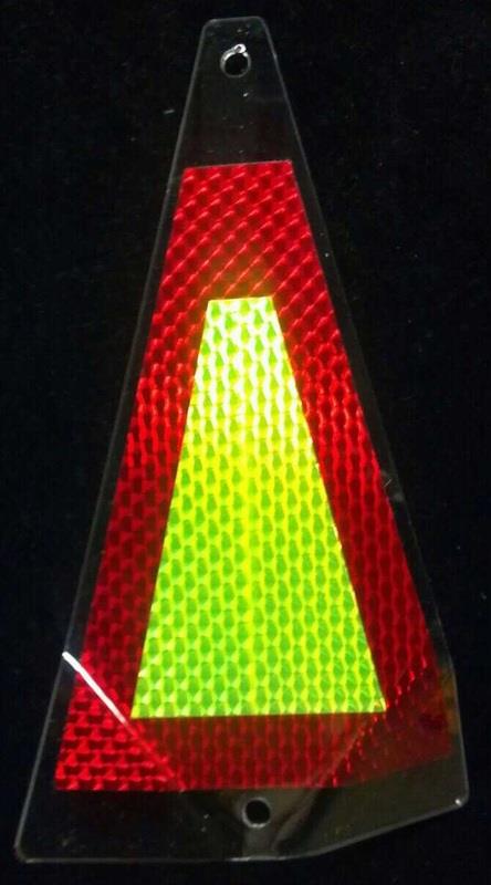 Shortbus 8 Zoll Dreiecksblitzgeräte Trolling Lachs Steelhead Kokanee Angeln - Bild 13 von 32