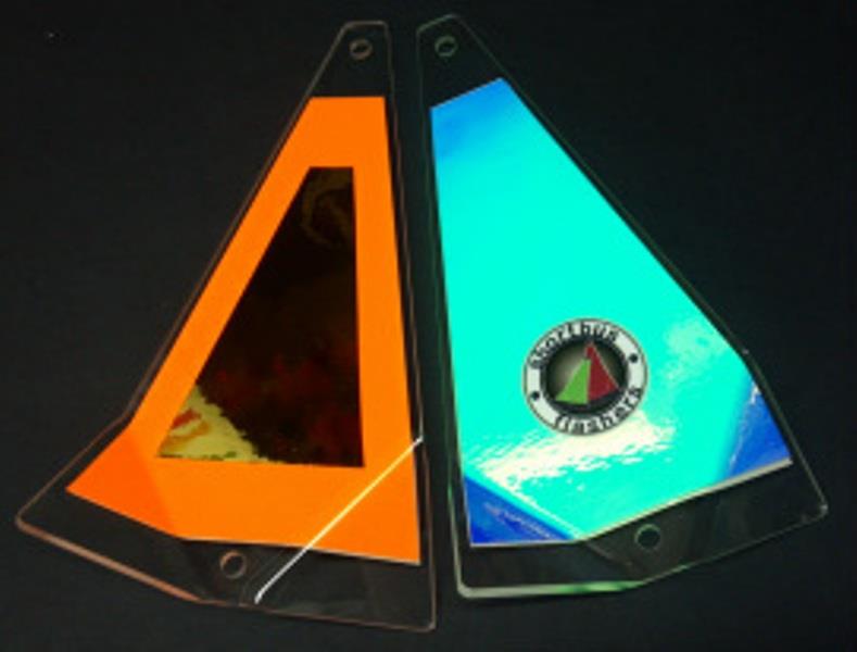 Shortbus 8 Zoll Dreiecksblitzgeräte Trolling Lachs Steelhead Kokanee Angeln - Bild 17 von 32