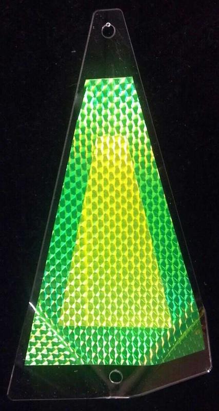 Shortbus 8 Zoll Dreiecksblitzgeräte Trolling Lachs Steelhead Kokanee Angeln - Bild 19 von 32