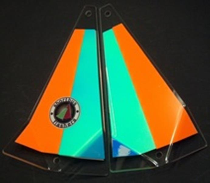 Shortbus 8 Zoll Dreiecksblitzgeräte Trolling Lachs Steelhead Kokanee Angeln - Bild 22 von 32