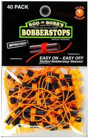 Rod-N-Bobb's 40er-Pack Bobberstops mit leuchtenden Perlen Auswahl an Chartreuse/Pink/Orange - Bild 3 von 4