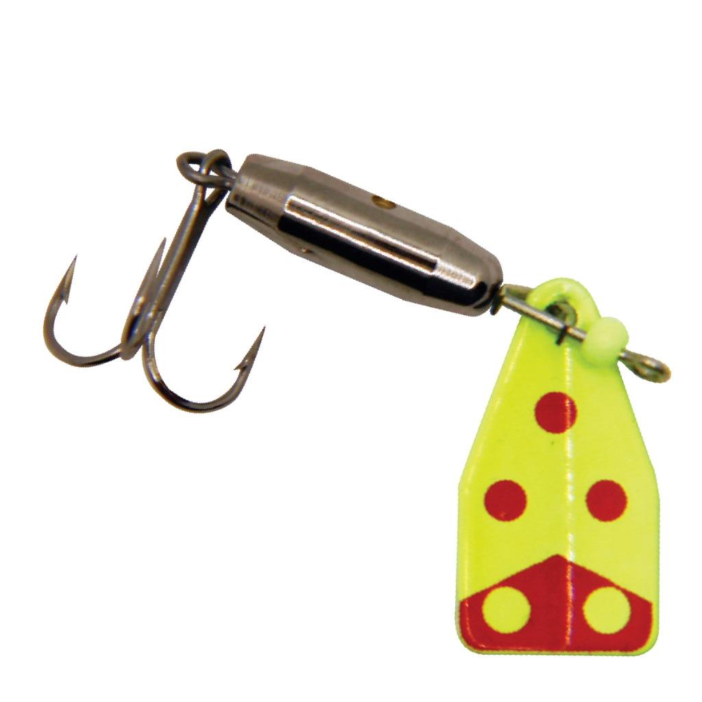 Jakes Stream-A-Lure Spinner Angelköder 1/6 oz mit Drillinge Haken Farbwahl - Bild 2 von 7