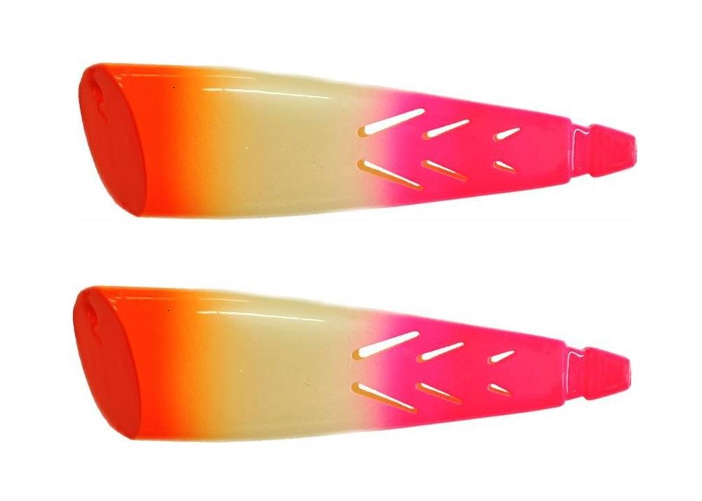 Brad's 2 Pack 4" Super Cut Plugs Fishing Lures Trolling Choice of Colors NEW - Picture 24 of 24