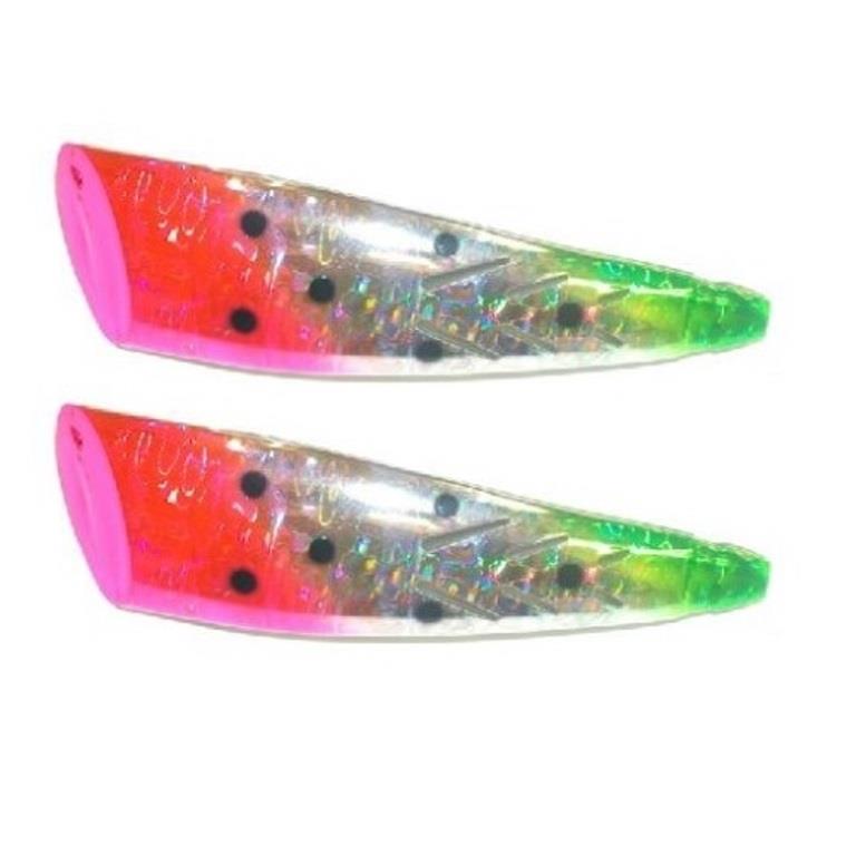 Brad's 2 Pack 4" Super Cut Plugs Fishing Lures Trolling Choice of Colors NEW - Picture 22 of 24