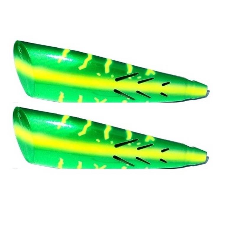 Brad's 2 Pack 4" Super Cut Plugs Fishing Lures Trolling Choice of Colors NEW - Picture 6 of 24