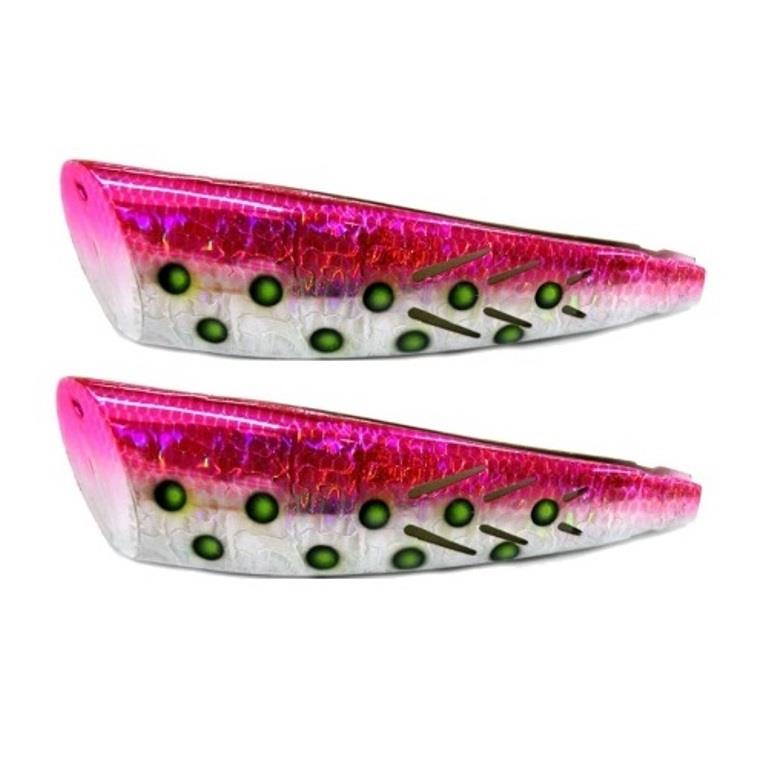 Brad's 2 Pack 4" Super Cut Plugs Fishing Lures Trolling Choice of Colors NEW - Picture 16 of 24