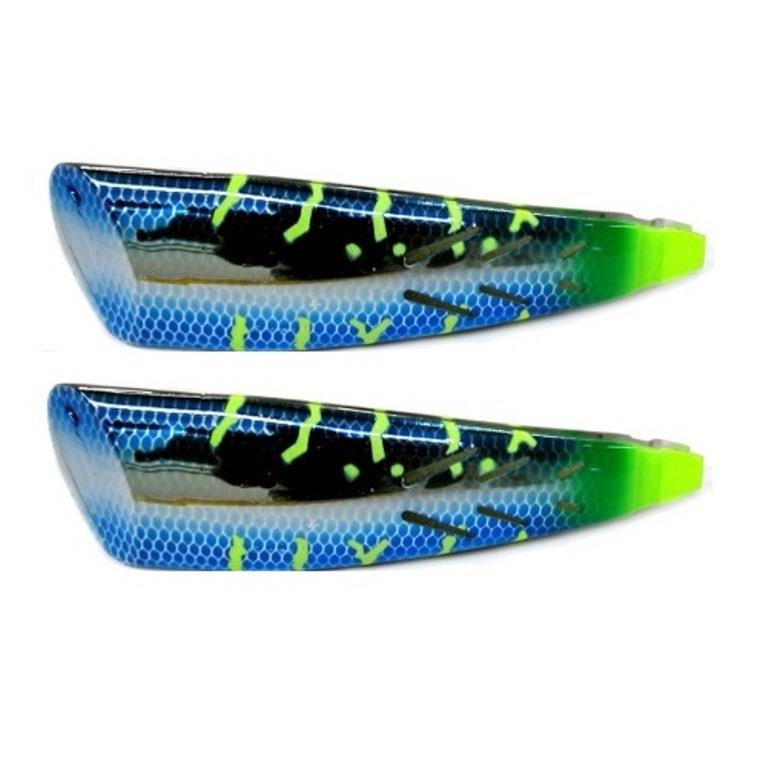 Brad's 2 Pack 4" Super Cut Plugs Fishing Lures Trolling Choice of Colors NEW - Picture 7 of 24