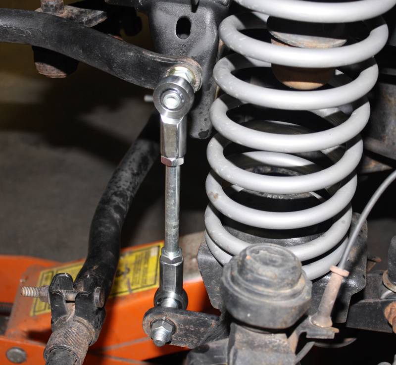 Variable Length Front Sway Bar End Links Jeep® JK Wrangler with 2.5