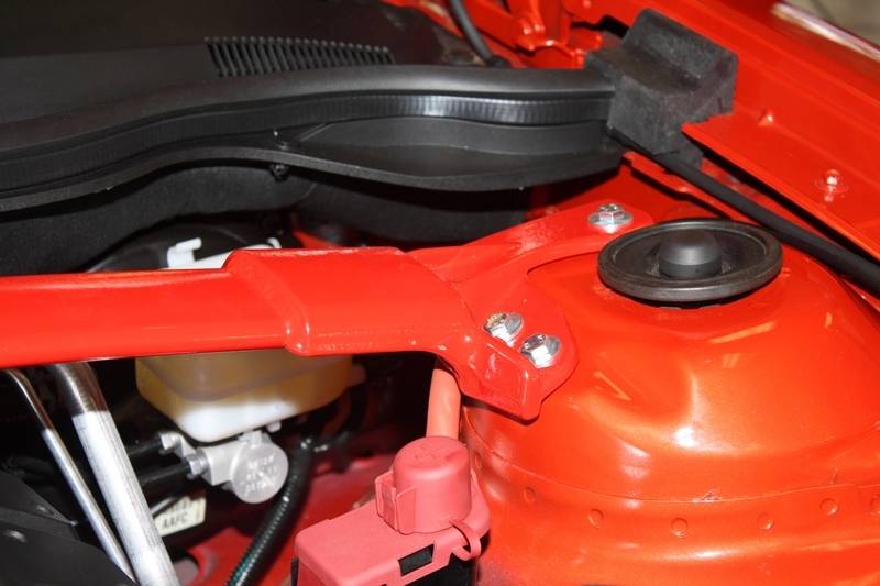 Strut Tower Brace 2 Point Lightweight Aluminum 20112015