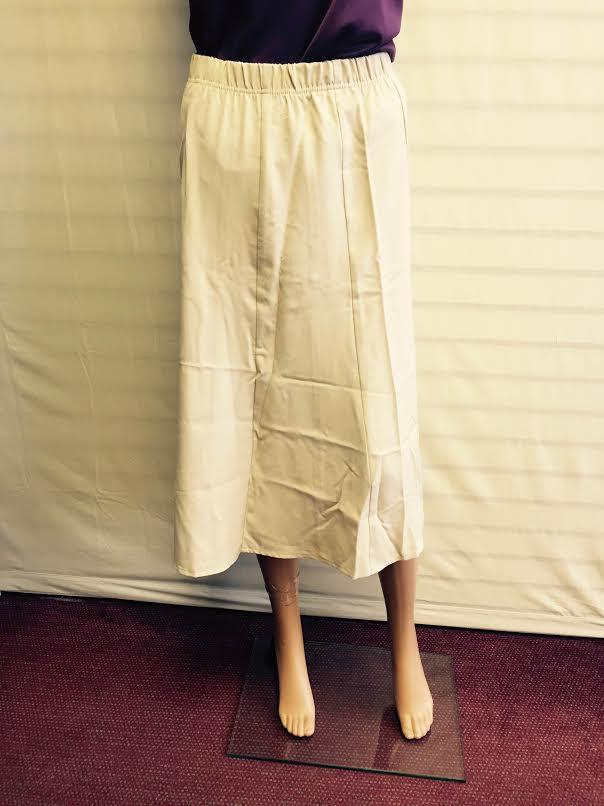New Ladies PANELLED SKIRT L29 Simply Be Size 12 UK Beige - Picture 2 of 2