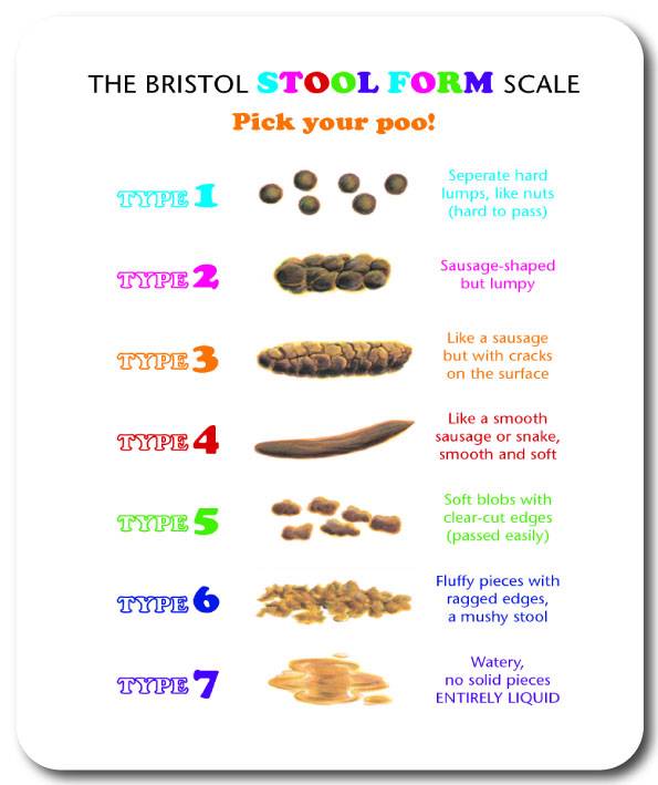 NEW BRISTOL STOOL FORM SCALE MOUSE PAD FUNNY GIFT FOR NURSE DOCTOR ...