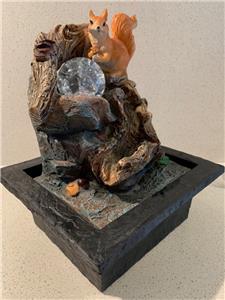 Forest Squirrel Water Feature - Tranquil Indoor Cascading ...