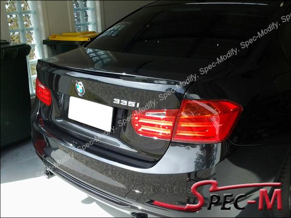 Bmw F30 3i 328i 335i 4dr Performance Painted 475 Black Trunk Lip Spoiler Wing Ebay