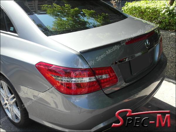 Carbon Fiber Rear Trunk Spoiler For Mercedes Benz W207 C207 E250 E350 E550 Coupe