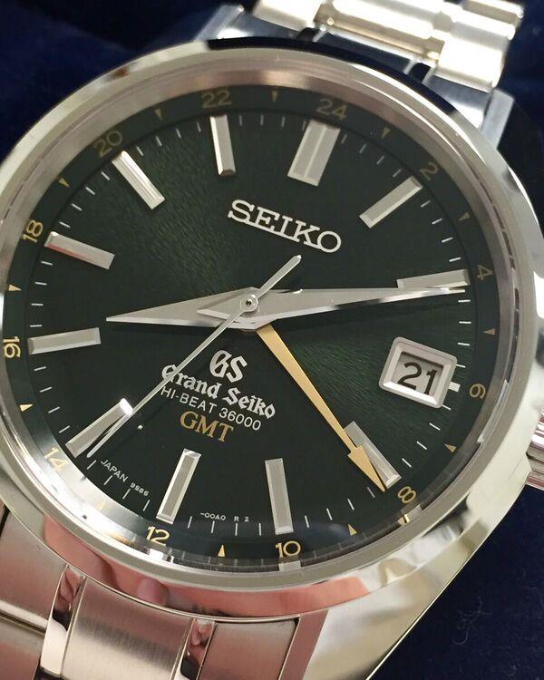FS: Grand Seiko SBGJ005 Hi-Beat GMT, Green Dial, Box + Papers, Never Worn |  WatchUSeek Watch Forums