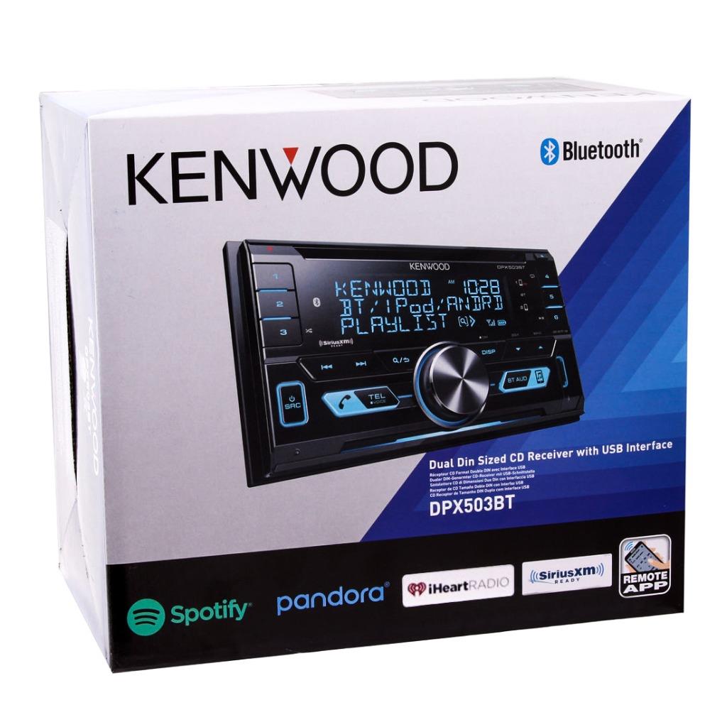 Kenwood DPX503BT 2-DIN Car Stereo In-Dash CD MP3 USB AM/FM Receiver w