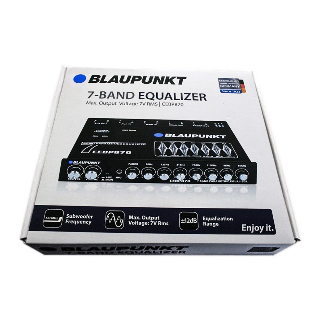 Blaupunkt CEBP870 7V RMS Max Output Stereo Car Audio 7 Band Digital Equalizer 815592022190 eBay