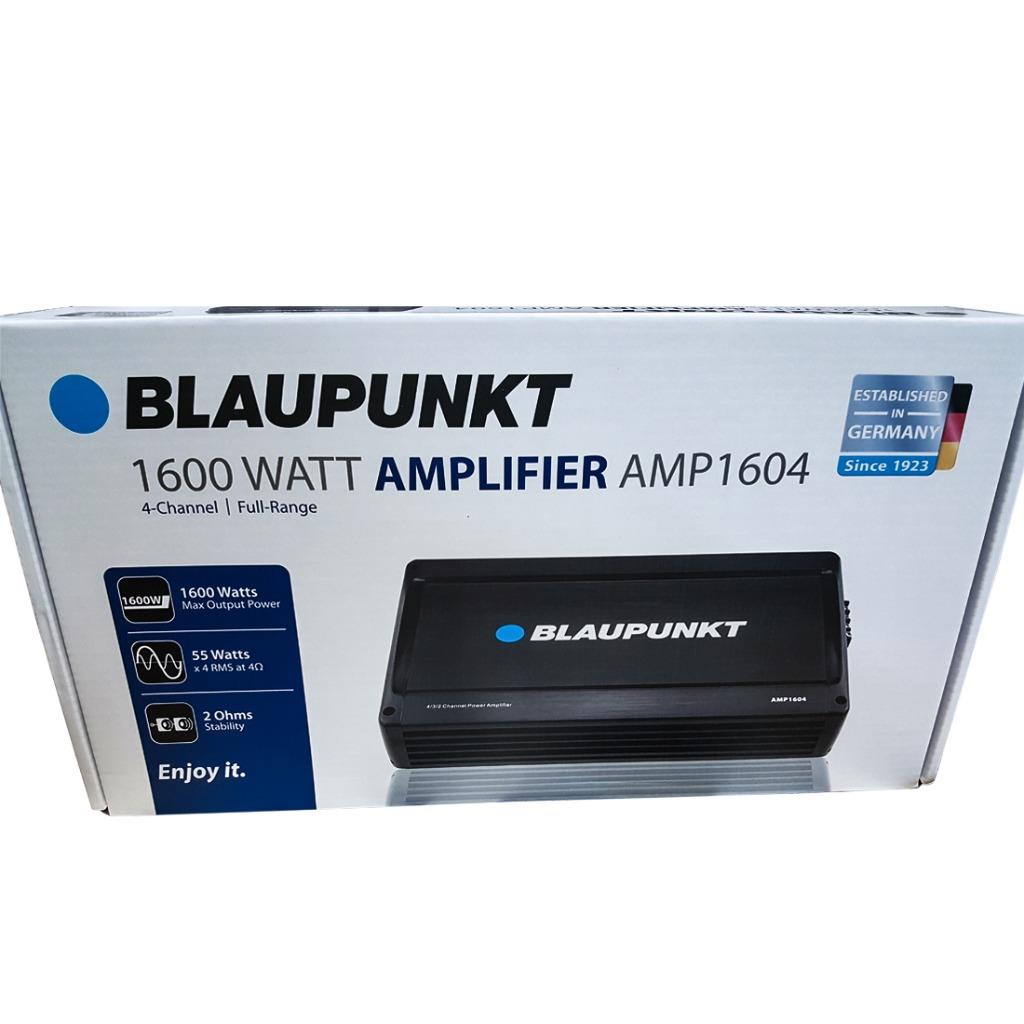 Blaupunkt AMP1604 1600 W Max 4Channel Class AB Car Audio Full Range
