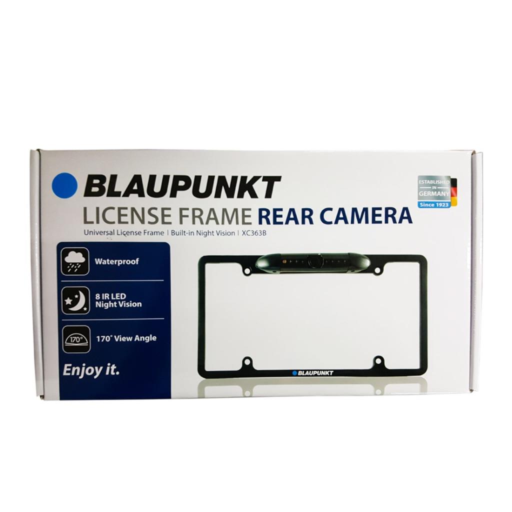Chrome Blaupunkt XC351W License Plate Frame Camera 8 IR LED Night Vision